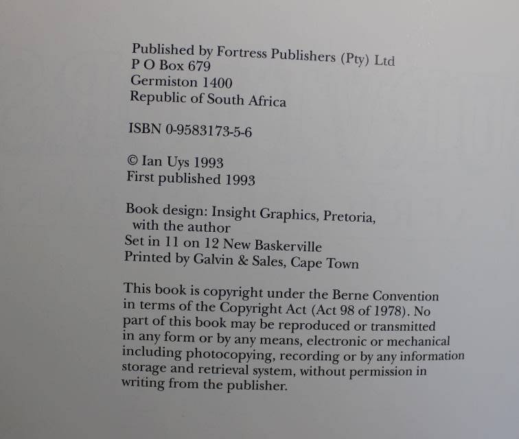 Survivors of Africa's Oceans by Ian Uys, Softcover Book