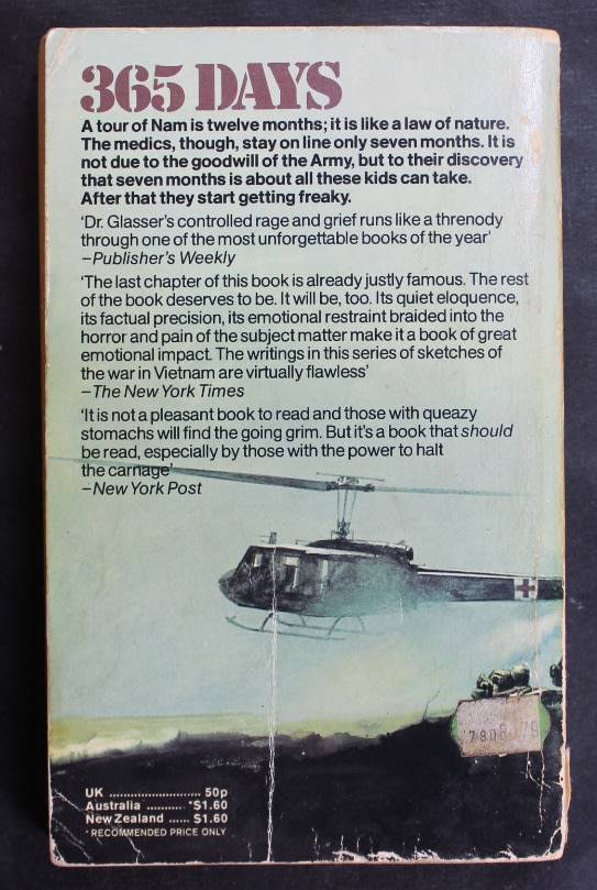 365 Days by Ronald J Glasser M.D. Softcover Book