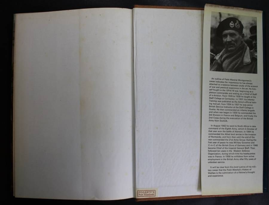 A Concise History of Warfare by Field-Marshal Viscount Montgomery of Alamein, Concise Edition, Hardc