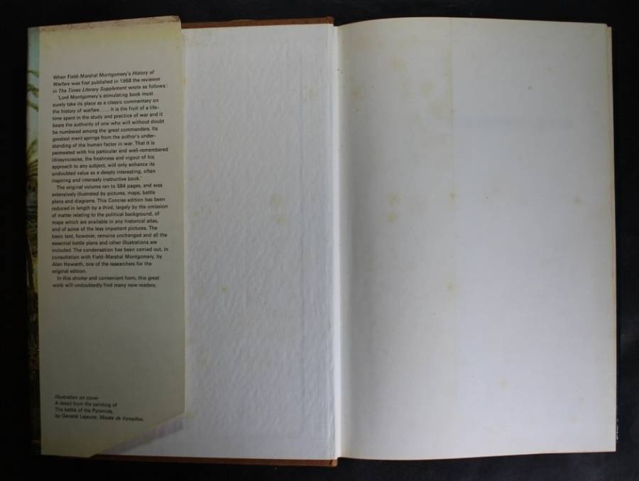 A Concise History of Warfare by Field-Marshal Viscount Montgomery of Alamein, Concise Edition, Hardc