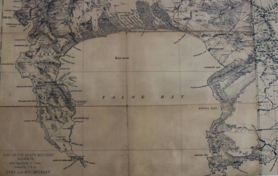 South Western Districts, Cape and Malmesbury, Reproduction Printed  Wall Map