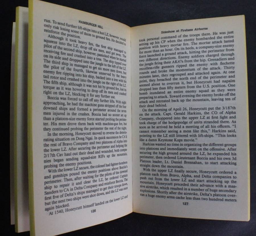 Hamburger Hill by Samuel Zaffiri, Softcover Book