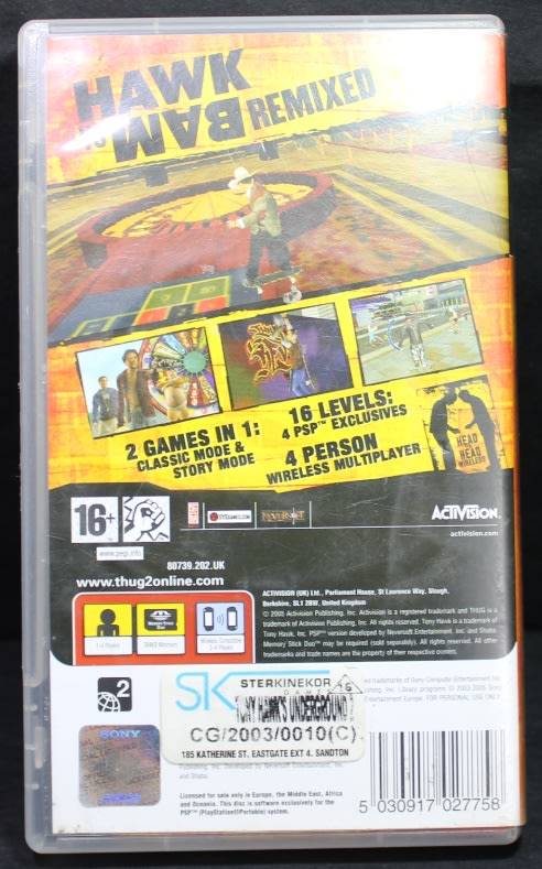 PSP Tony Hawk's "Underground 2 Remix" Edition by Activision
