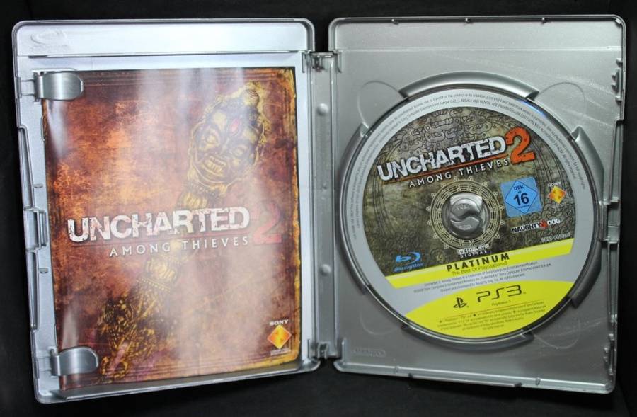 PS3 Uncharted 2 `Among Thieves` Sony Platinum Edition by Naughty Dog