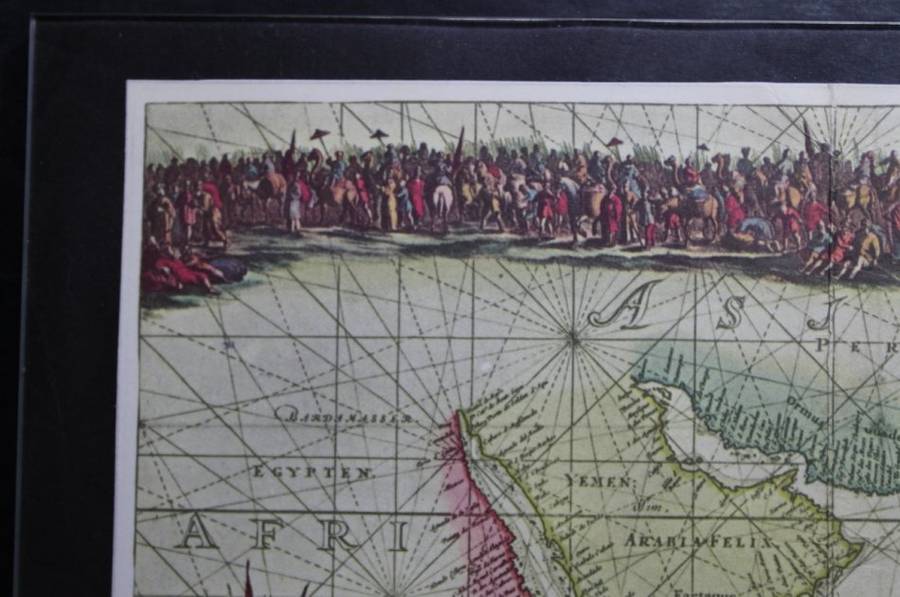 Oost Indies Map by Johannes van Keulen, 1690 - Framed Reproduction Print