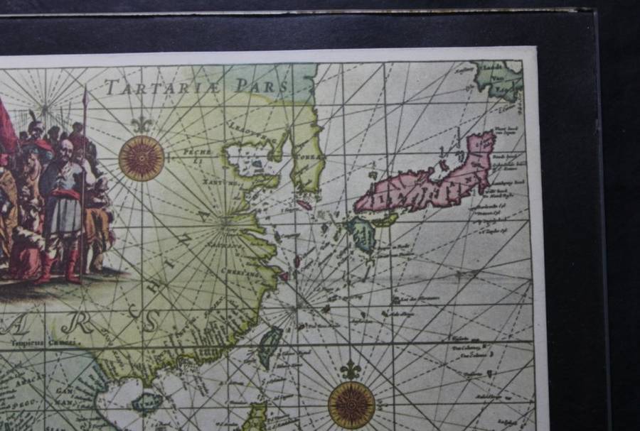 Oost Indies Map by Johannes van Keulen, 1690 - Framed Reproduction Print