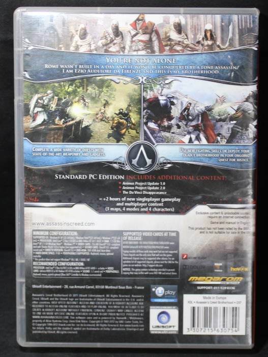 PC DVD Assassin's Creed Brotherhood by Ubisoft