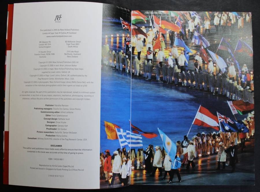Brian Johnson Barker Pocket Guide to Flags of the World Softcover Book