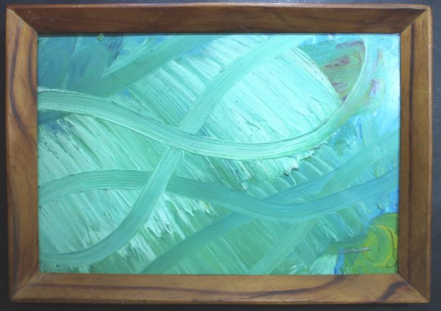 "infinity" an Original Oil Abstract Finger Painting By S Davies 1998