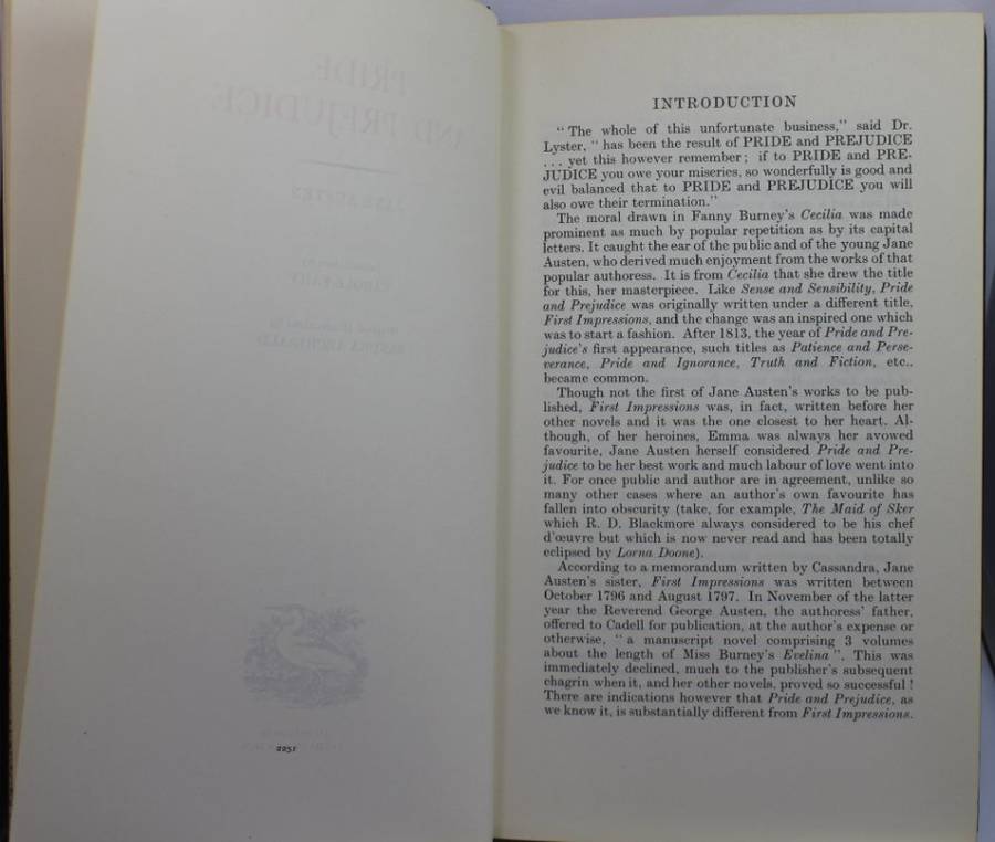 Pride and Prejudice by Jane Austen Hardcover Book