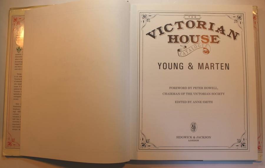 The Victorian House Catalogue Young and Marten Victorian Society Hardcover Book