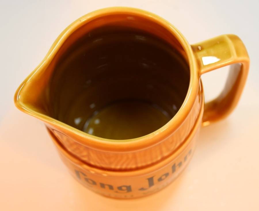 Long John Scotch Whisky Water Jug, Made by West Highland Pottery, Scotland.