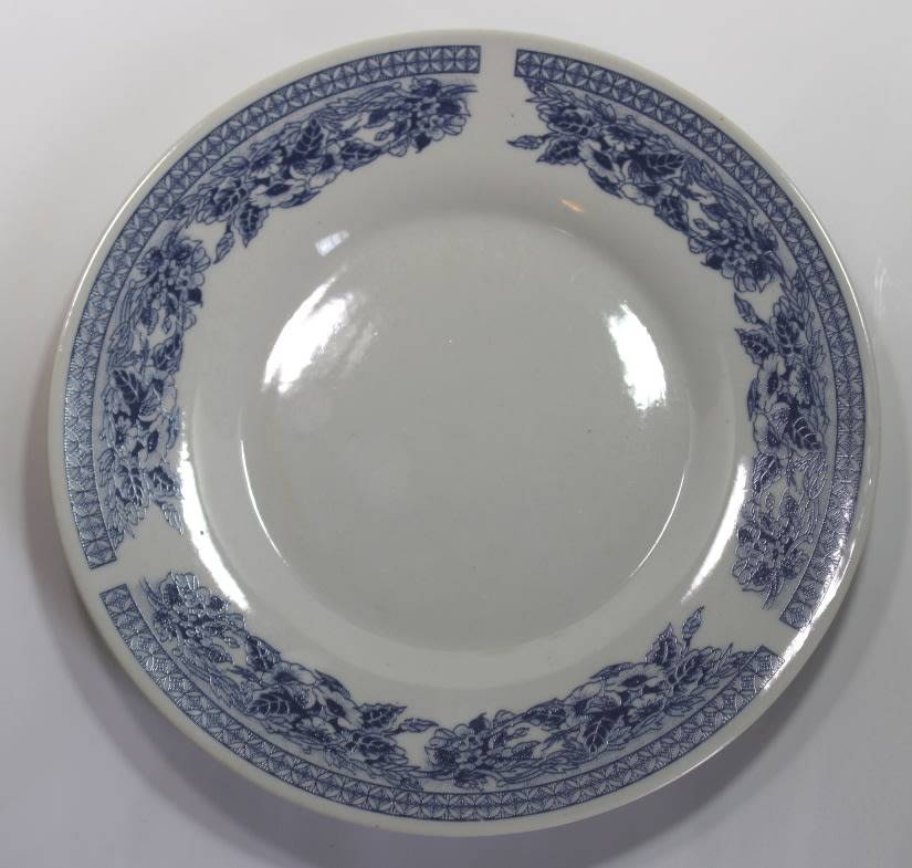 Blue England Tea Set 6 Cups & Saucers