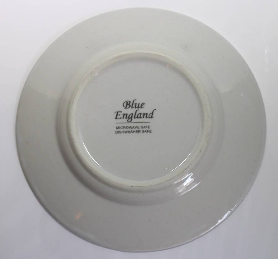 Blue England Tea Set 6 Cups & Saucers