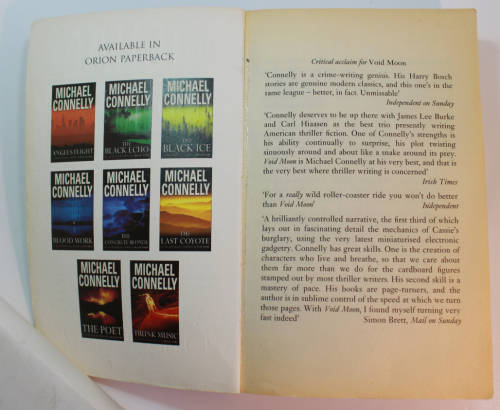 Void Moon by Michael Connelly Softcover Book