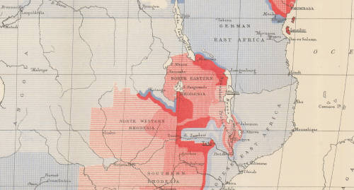 Vintage Surveys and Exploration Map of Africa 1909 1 x Map Digital Download