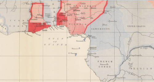 Vintage Surveys and Exploration Map of Africa 1909 1 x Map Digital Download