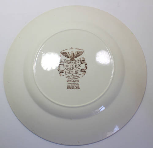 Johnson Bros Historic America Thanksgiving Decorative Wall Plate