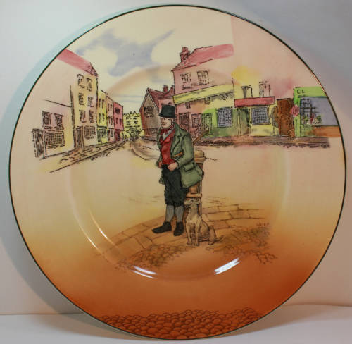 Vintage Royal Doulton Dickens Ware Bill Sykes D6327 by Noke Plate