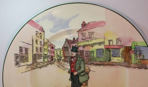 Vintage Royal Doulton Dickens Ware Bill Sykes D6327 by Noke Plate