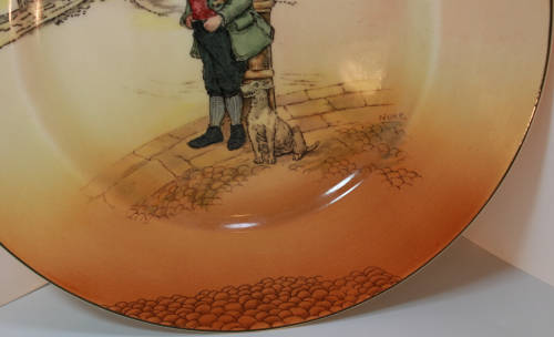 Vintage Royal Doulton Dickens Ware Bill Sykes D6327 by Noke Plate