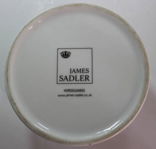 James Sadler "Horseguards" Trinket Dish or Powder Bowl With Lid