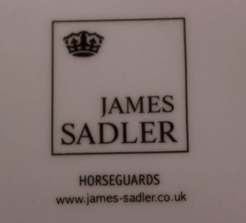 James Sadler "Horseguards" Trinket Dish or Powder Bowl With Lid