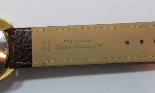 Rotary 21 Jewels Automatic Men`s Gold Plated Wristwatch New Leather Strap