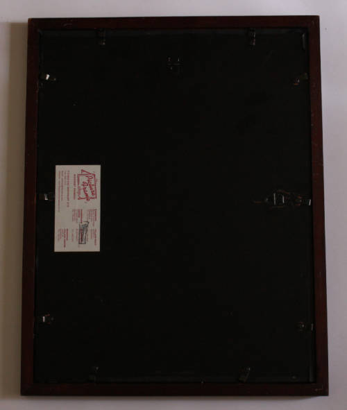 Johnnie Walker Scotch Whisky Bar Mirror in Black Frame