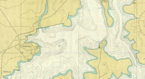 Vaal Dam Yachting Chart 1974 SAN 2051 Poster Map Digital Download