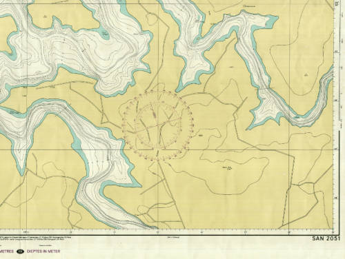 Vaal Dam Yachting Chart 1974 SAN 2051 Poster Map Digital Download