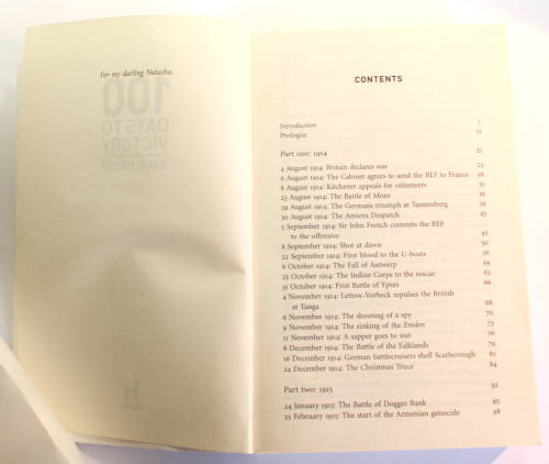 100 Days To Victory by Saul David Softcover Book