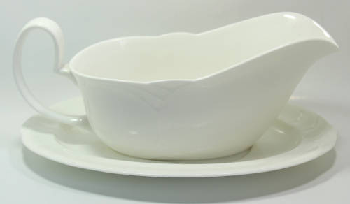 Royal Albert `Profile` Bone China Gravy Boat and Underplate