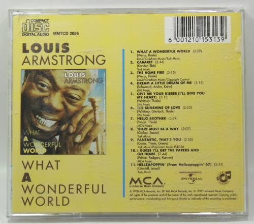 Louis Armstrong What A Wonderful World CD