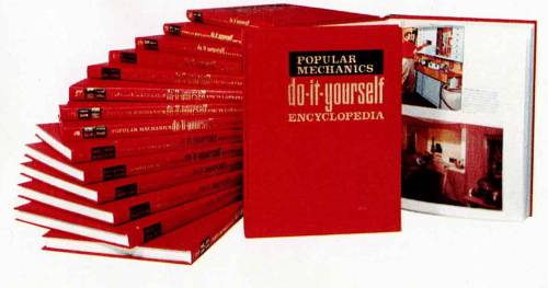 Popular Mechanics Do-It-Yourself Encyclopedia Set of 16 Hardcover Books 1968