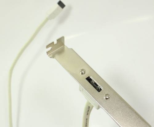 SATA Motherboard Expansion Cable 40cm for External SATA on ATX Bracket
