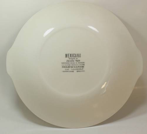 Midwinter `Mexicana` Cake Plate with Handle by Jessie Tait