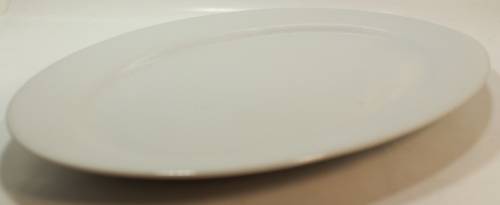Classic Styled Wiesenthal Porzellan White Glaze Oval Canape Plate