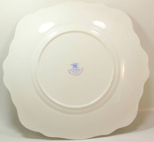 Royal Albert Bone China `Kentish Rockery` Handled Cake Plate