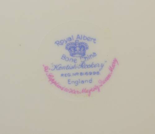 Royal Albert Bone China `Kentish Rockery` Handled Cake Plate
