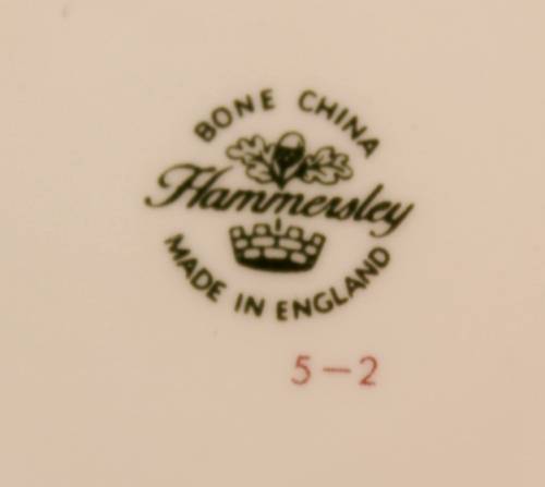 Hammersley Bone China Hexagonal Small Trinket Bowl with Lid