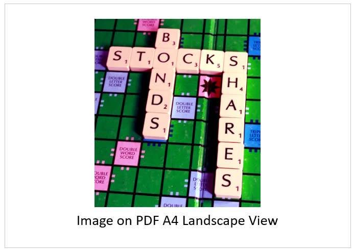 `Scrabble Board Words: Bonds, Stocks Shares` Original Digital Download Stock Photo