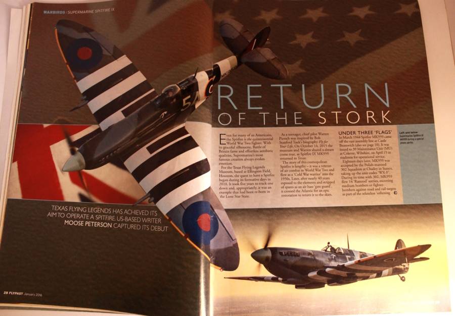 Flypast Aviation Heritage `Lancaster 75th Anniversary Tribute` Magazine UK January 2016