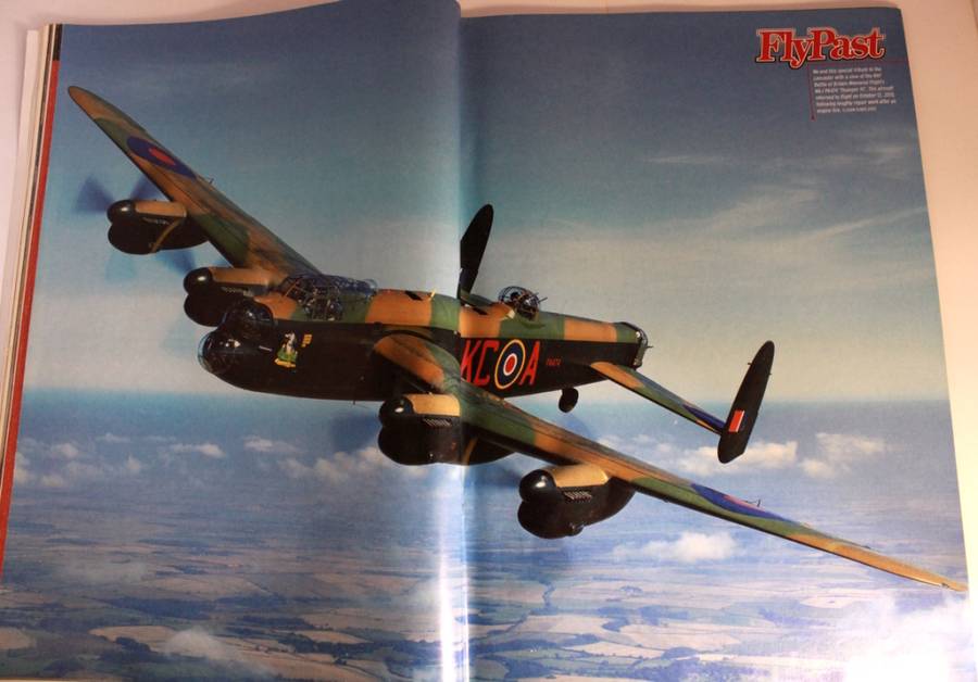 Flypast Aviation Heritage `Lancaster 75th Anniversary Tribute` Magazine UK January 2016