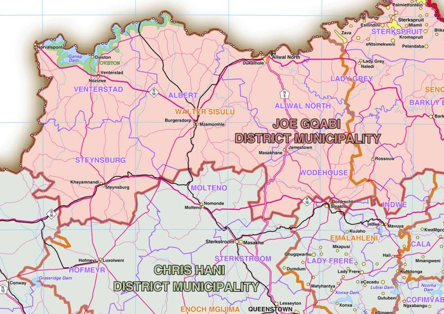 Eastern Cape Provincial Map - Printed Map