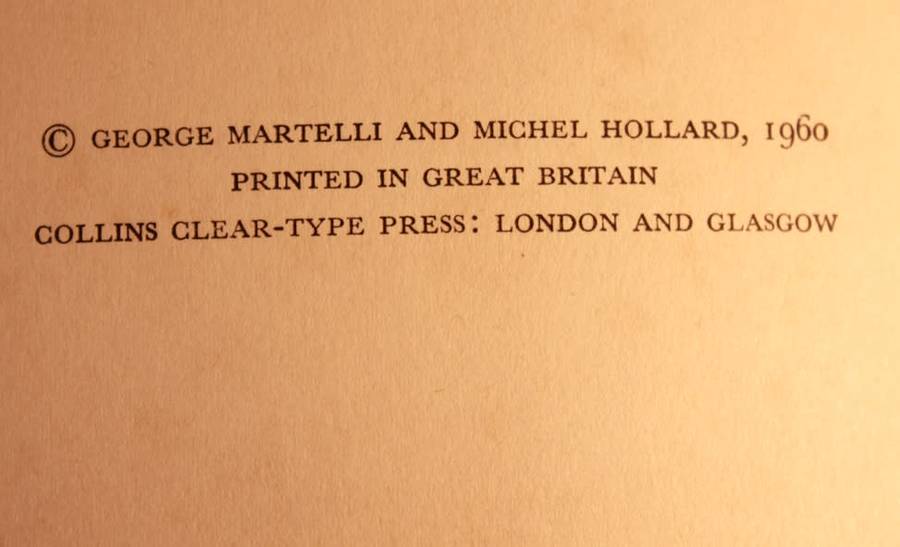 Agent Extraordinary The Story of Michael Hollard by George Martelli Hardcover Book
