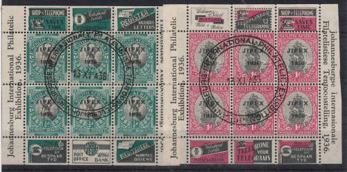 UNION JIPEX MINI SHEETS F.D. CANCELATION