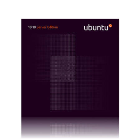LINUX CD Ubuntu 10.10 Server Edition 64-bit "Maverick Meerkat" (BURNED CD)