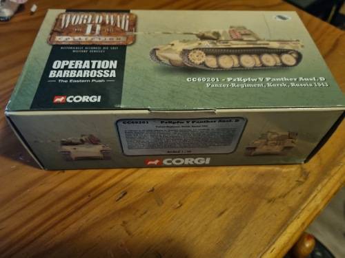 Corgi CC60201 PzKpfw V Panther Ausf.D Panzer Regt, Op Barbarossa Russia in 1:50