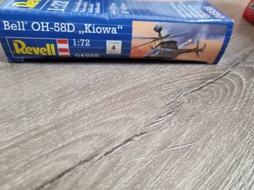Revell 04938 Bell OH-58D Kiowa Model Kit, 1:72 Scale, 13.9 cm, Multi-Color